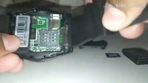 How to Insert  sd card  and sim card in smart watch V8
