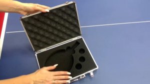 Чехол для ракетки настольного тенниса TTS AIR ALU CASE серебристый