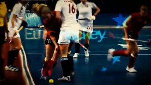 Финал чемпионата Европы по индор хоккею в Минске среди женских команд.