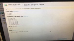 HP Smart Array P420i Controller - RAID1 Configuration