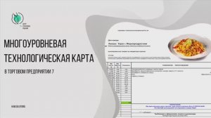 Многоуровневая технологическая карта