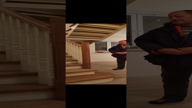 2. Видеоотзыв_отделка чужого каркаса лестницы