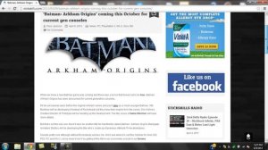 Batman Arkham Origins REVEALED For Next-Gen Consoles?