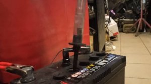 Заряд замёрзшего аккумулятора Бережком