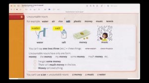 67. Countable, uncountable nouns 1