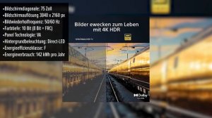 Fernseher Sony KD-75X75WL | TEST | Deutsch