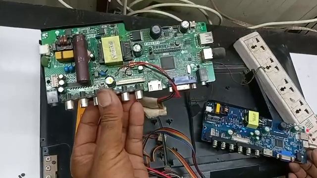 LED TV mein light Nahin a rahi hai | 24 inch LED TV repair in Hindi | LED TV me combo board Kaise..