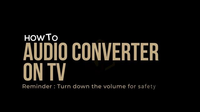 How to Connect Audio Converter Digital to Analog (From TV to Speaker)