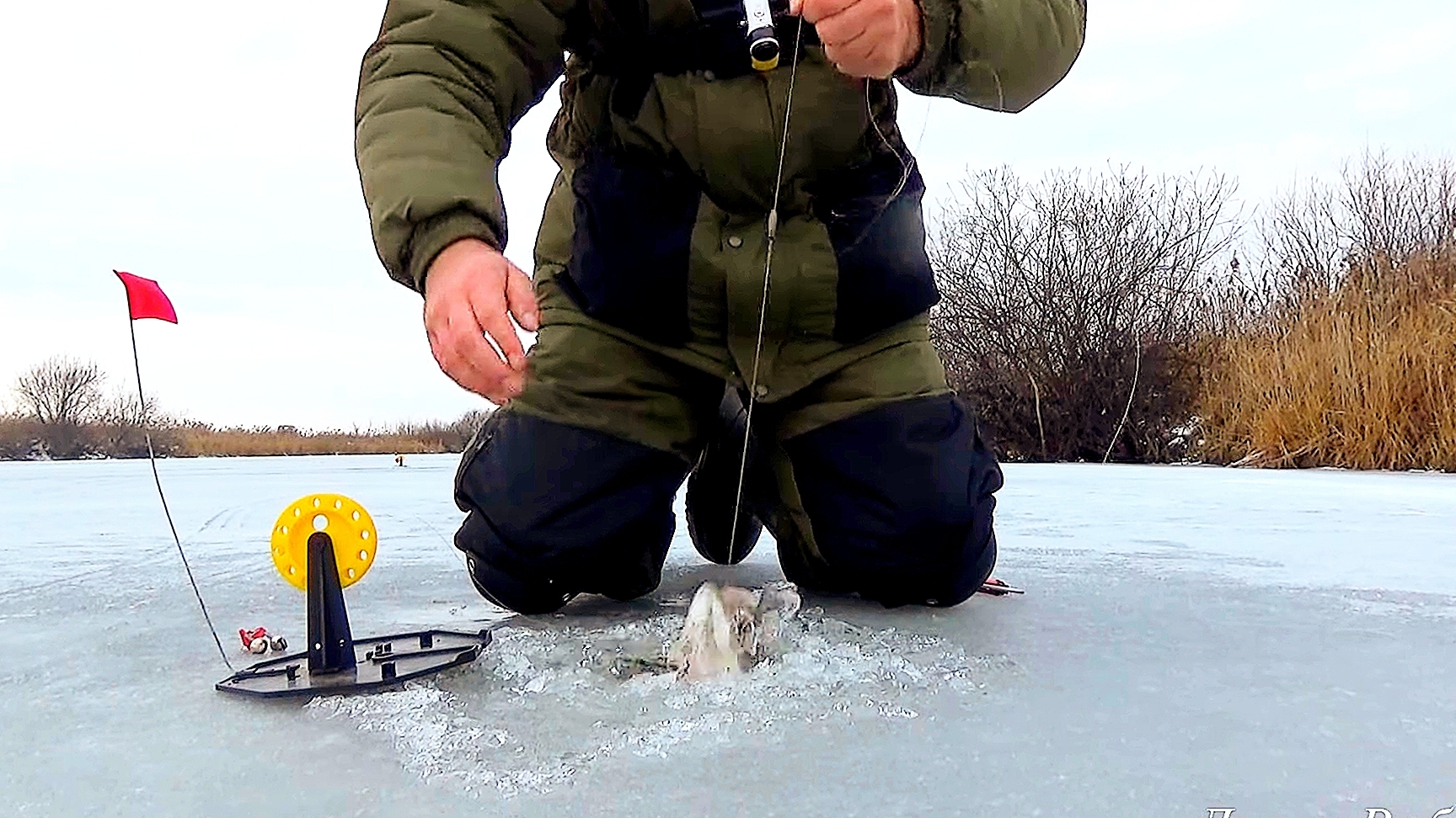 ЖЕРЛИЦЫ ПО ПЕРВОМУ ЛЬДУ! СРАБОТКИ ОДНА ЗА ОДНОЙ! ПЕРВЫЙ ЛËД 24 ПРОДОЛЖАЕТСЯ! ЗИМНЯЯ РЫБАЛКА смотреть онлайн