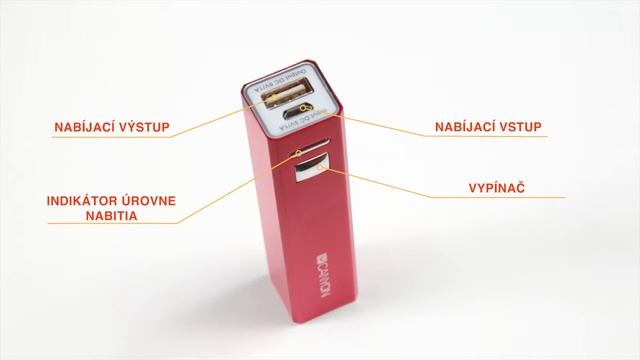 Kompaktná 2600 mAh nabíjacia stanica od spoločnosti Canyon