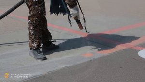 Демаркировка разметки — аэропорт Внуково / Оптима Сервис