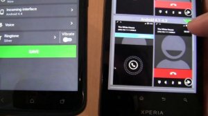 Double Android 4.4 incoming call via Fake call