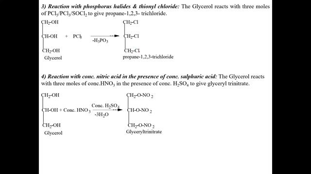 Alcohols & Phenols Part-9 Preparation & Reaction of Glycerol смотреть онлайн