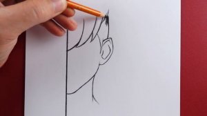Легкий рисунок аниме! Как рисовать аниме парней! Идея для рисования Карандашом!