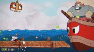 Cuphead Капитан Дорогобород Капитан Соляная Борода Captain Brineybeard