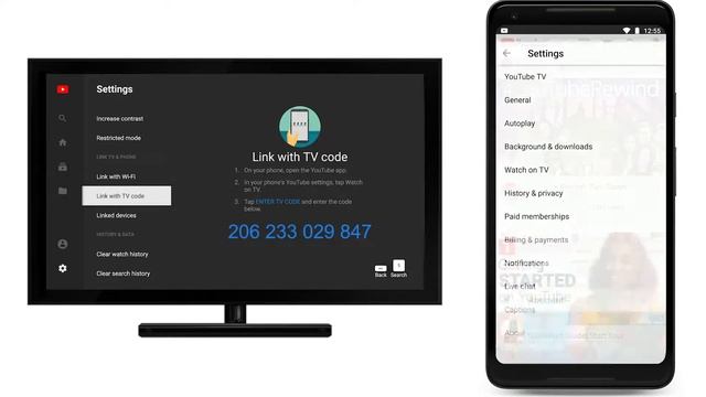 How to Use Your Phone or Tablet to activate YouTube on TV using TV code смотреть онлайн