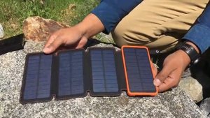 25000mAh Solar Charger ADDTOP Portable Solar Power Bank Review, Survived a 4 day Backpacking trip