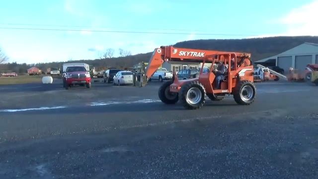 2007 Skytrak 6042 Telescopic Fork Lift Telehandler 42' Lift 4x4 For Sale смотреть онлайн