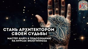 Стань архитектором своей судьбы: Мастер-ключ к подсознанию на курсах Экзогипноза у Тимура Андара