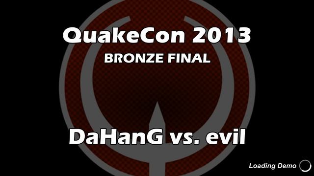 Evil Vs DaHanG - QuakeCon 2013 Bronze Final (Quake Live VOD)