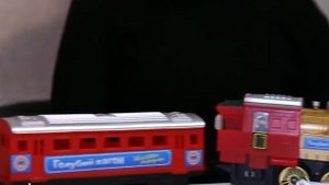 Железная дорога «Голубой вагон»   с музыкой, светом и дымом!