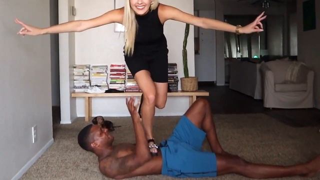 Abs Of Steel Challenge/ With High Heels