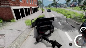 BeamNG.drive - НЕУДАЧНОЧНОЯ ПОГОНЯ  ОТ КОПОВ