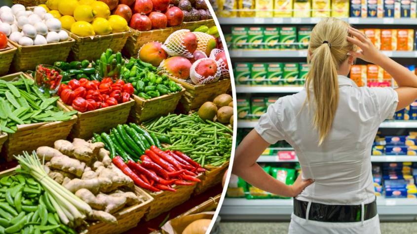 Новые цены на продукты в магазине Маяк