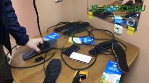 Видеообзор  Стельки с электрическим подогревом Пингвин А   5  011 с усиленными узлами