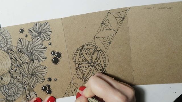 THE ENDLESS CRAFT BOOK PART 3  ZENTANGLE