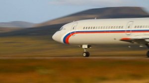 Туполев Ту-154 МВД взлёт, звук на максимум! Tupolev Tu-154 loud take off, sound on!!!