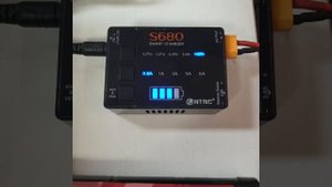Haisito S680 LiPo Ladegerät, RC Ladegerät 80W 6A für 1S 6S LiPo Lilon Life LiHV und 1S 15S NiMH Akk