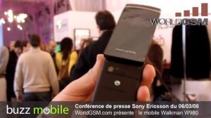 Sony ericsson W980 Walkman WorldGSM