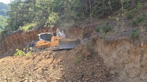 Строительство, срезаем склон 9 часть