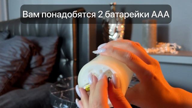UL 00008622 ULD F061 WARM WHITE CANDLE Фигура светодиодная «Свеча» на батарейках CR2032 в к  1 свето