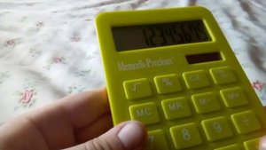 Калькулятор на солнечной батарее