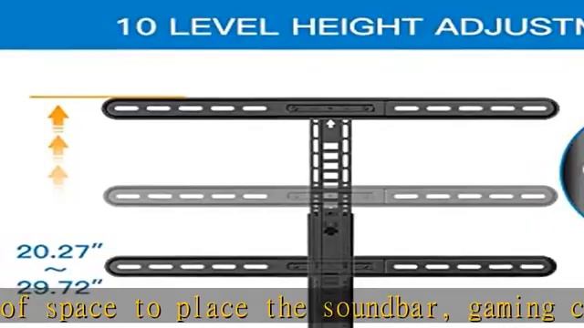 PERLESMITH Universal Swivel TV Stand-Table Top TV Stand Base for 37-70 inch LCD OLED Flat Screen 4K смотреть онлайн