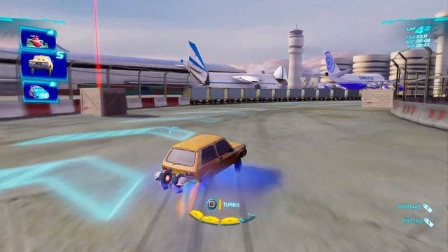 Cars 2 The Video Game | Victor Hugo - Battle Race (Satellite Quake) | Terminal Sprint 7 Laps смотреть онлайн