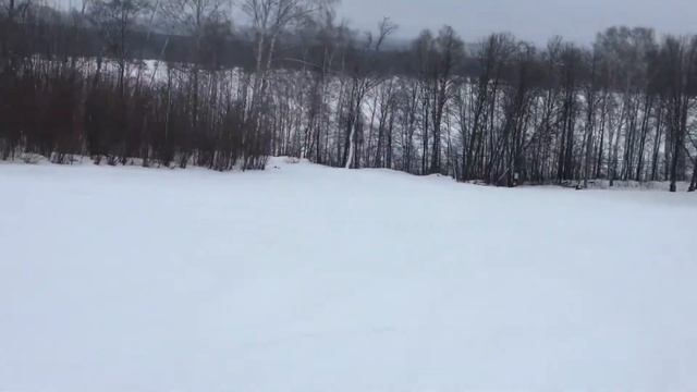 Горнолыжки Нижнего Новгорода. Новинки. Спуск по учебной трассе. 28.01.2021 смотреть онлайн