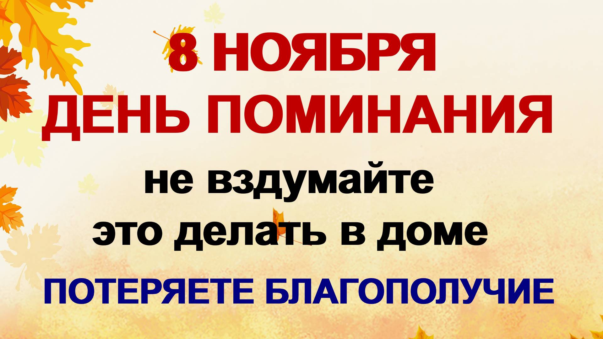 8 ноября ДЕНЬ ДМИТРИЯ.Дедовская неделя. Почему нельзя гладить кота