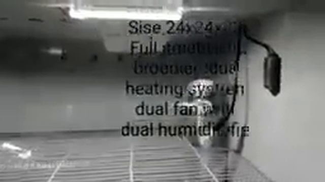 Fully automatic Brooder with dual heating system and dual fan and dual humidityfire смотреть онлайн
