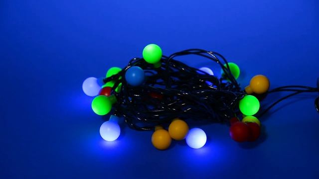 UL 00005471 ULD S0500 100 DGA MULTI IP20 COLORBALLS 1 Гирлянда светодиодная с контроллером «Разноцве
