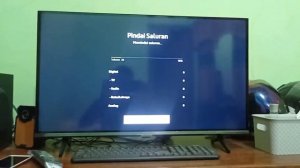 Cara mencari sinyal TV digital smart TV Samsung 32 inch Reset ulang sinyal digital