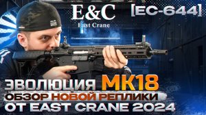 Страйкбольный автомат (East Crane) DD4 MK18 RIII SBR 10.5inch (EC-644)