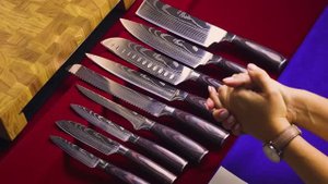 Набор кухонных ножей 9 шт.