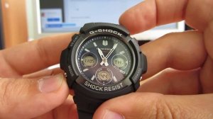 Casio AWG-M100SB-2AER видео обзор и настройка