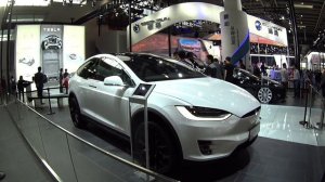 Facelifted Tesla Model X 2016, 2017 Beijing Auto Show in China, Tesla Model X 2016, 2017