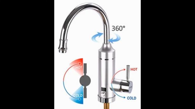 Adjustable Power Electric Instant Hot Water Kitchen Tap by Pudin Review смотреть онлайн