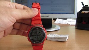 Casio AE-1000W-4A видео обзор и настройка