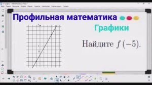 11-1 График функции - Прямая | Профильная математика